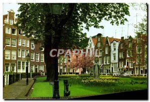 Postcard Modern Amsterdam Het Begijnhof