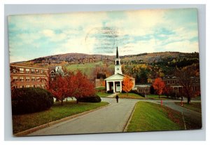 Vintage 1968 Postcard Webb Hall Amsworth Infirmary Norwich University Northfield