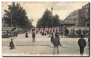 Toulouse - L & # 39Allee Lafayette - Old Postcard