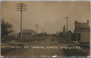 LAMOURE ND EIGHT STREET ANTIQUE REAL PHOTO POSTCARD RPPC