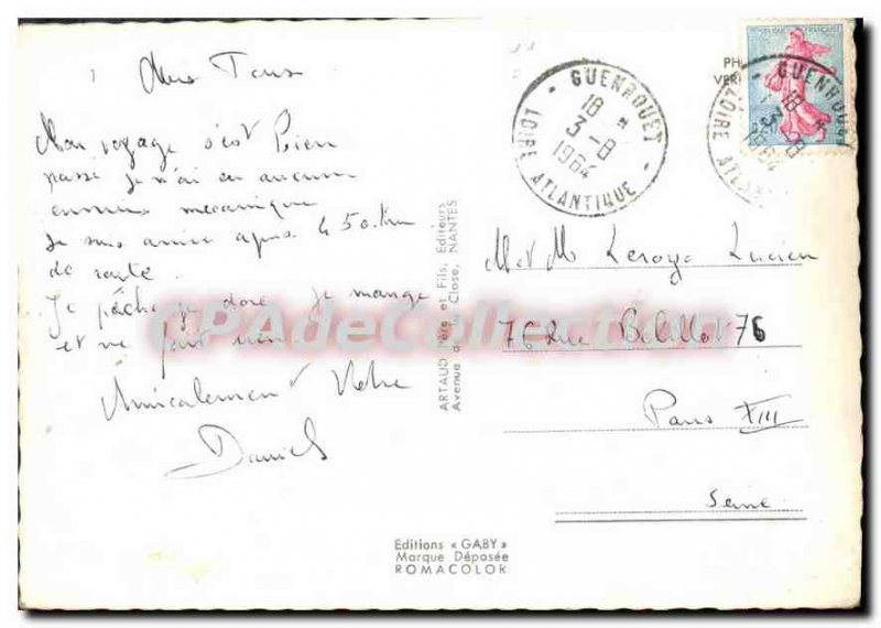 Postcard Modern Guenrouet