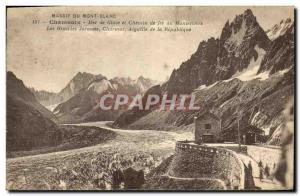 Old Postcard Chamonix Mer de Glace el Railway Montenvers