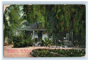 Vintage Lucky Baldwin Old Home At The Ranch Near Los Angeles Postcard P99E