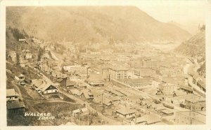 Birdseye View Wallace Idaho C-1920 RPPC Photo Postcard 20-2363