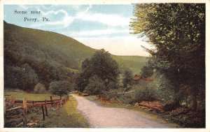 Perry Pennsylvania Road Scenic View Vintage Postcard JH230648