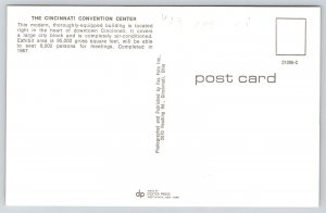 Artist Conception~Cincinnati Ohio~Downtown Convention Center Bldg~1950s Postcard