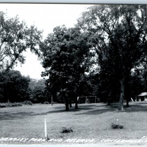 c1950s Centerville, IA RPPC Lelah Bradley Park Reserve Real Photo Postcard A103