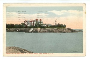 NY - New Rochelle. Premium Point, C. Oliver Iselin Residence ca 1913