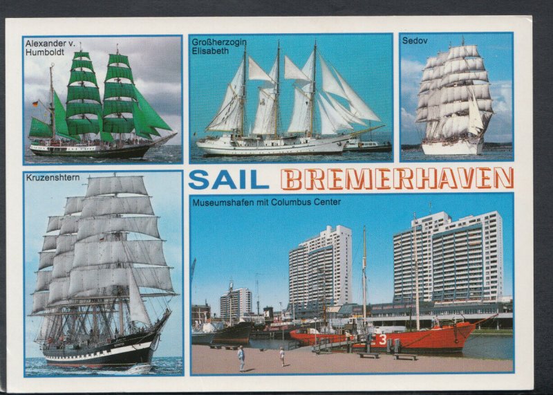 Shipping Postcard - Sailing Ships - Seestadt Bremerhaven Treffen Der.....  T5276