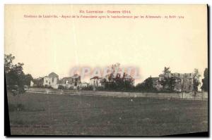 Old Postcard Surroundings of Luneville aspect of the Pheasant after the bombi...