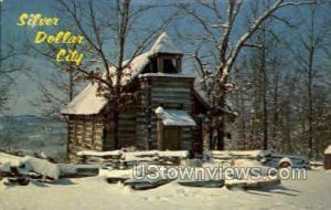 Silver Dollar City, Old Log Church in Silver Dollar City, Missouri