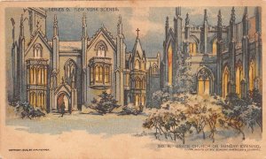 NEW YORK GRACE CHURCH CHICAGO SUNDAY AMERICAN NEWSPAPER POSTCARD (1903)