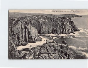 Postcard The Lions Den from Pordenack Lands End England