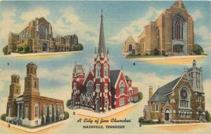 Nashville Tennessee a city of fine churches USA