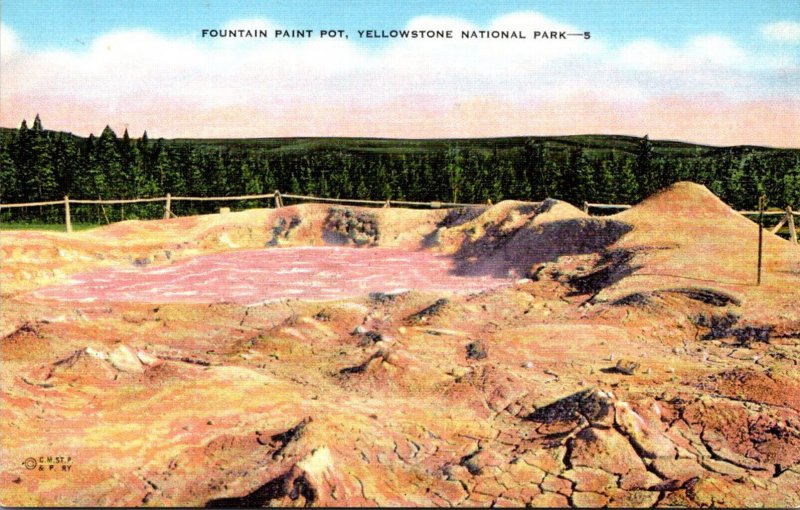 Yellowstone National Park Fountain Paint Pot