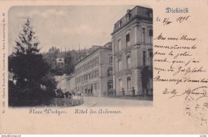 Diekirch , Luxembourg , PU-1898 , Place Wirtgen. Hotel des Ardennes