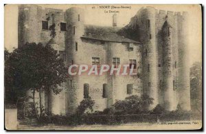 Old Postcard Niort Le Donjon