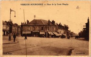 CPA VIERZON - VIERZON-Bourgneuf - Place de la Croix Blanche (634769)