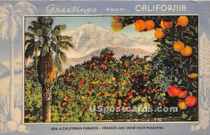 Greetings from, California CA  