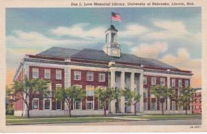 Nebraska Lincoln Don L Love Memorial Library University Of Nebraska 1946 Curt...