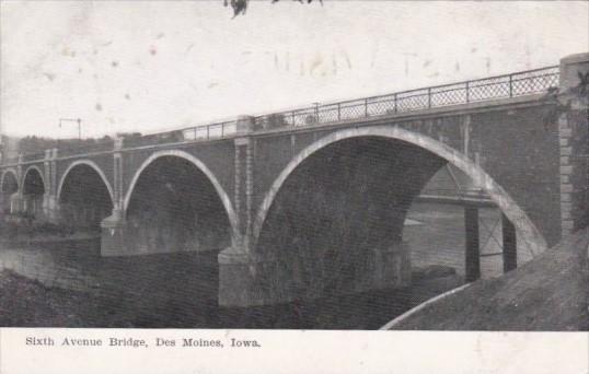 Iowa Des Moines Sixth Avenue Bridge