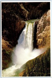 Postcard - Lower Falls, Yellowstone National Park - Wyoming