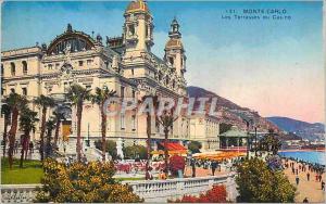 Old Postcard MONTE CARLO Les Terrasses du Casino