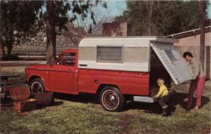 Post Card Camper Sleeper Bellew's Perris California