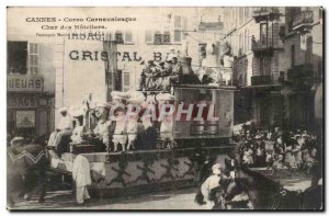 Cannes - Carnival Parade - Carnival - Char Hoteliers - Old Postcard