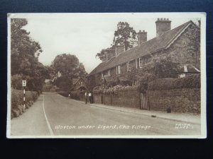 Staffordshire WESTON UNDER LIZARD The Village - Old Postcard by Frith