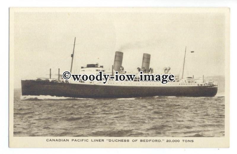 LS1021 - Canadian Pacific Liner - Duchess of Bedford - postcard 