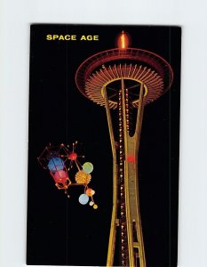 Postcard Space Age, Seattle World's Fair, Seattle, Washington