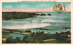 Vintage Postcard Horseshoe Falls Attraction From Niagara Falls View Canada