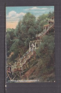 WESTERN AUSTRALIA, COTTESLOE  OSBORNE STEPS, 1907 ppc., used, stamp removed.