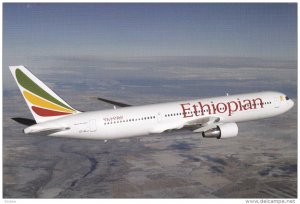 ETHIOPIAN Airlines Boeing 767-300 Jet Airplane , 80-90s