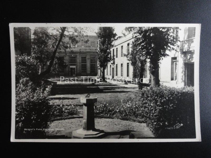 Oxford REGENT'S PARK COLLEGE & SUN DIAL Old RP Postcard by Walter Scott 15625