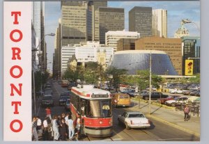 Roy Thomson Hall, TTC Streetcar, King Street W, Toronto Ontario, Chrome Postcard