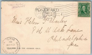 CLYDE STEAMSHIP CO. ADVERTISING ANTIQUE POSTCARD