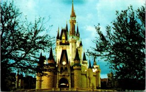 Cinderella Castle Fantasyland Walt Disney World 1980 Florida Postcard