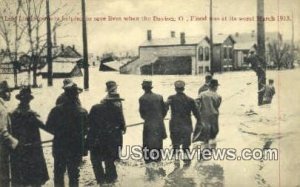 Life Line Rescuers, Flood March 1913 - Dayton, Ohio