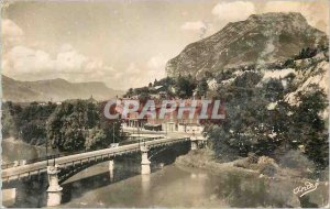 Modern Postcard Grenoble Bridge Gate and France Neron