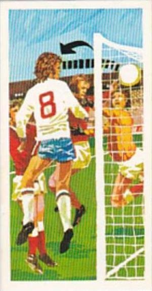 Brooke Bond Trade Card Play Better Soccer No 15 Far-Post Corner