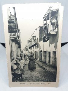 Biskra Rue Des Ouled Naïls Algeria Vintage Postcard 1910