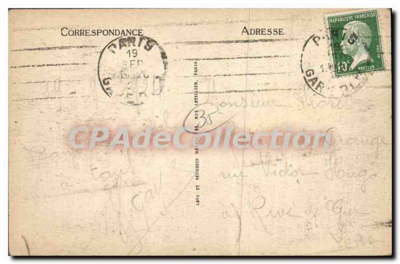 Old Postcard Dinard La Cale A High Sea