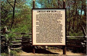 Illinois, Lincoln's New Salem - Entrance To Reconstructed Village - [IL-304]