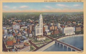 State Capitol Building Columbus Ohio Curteich