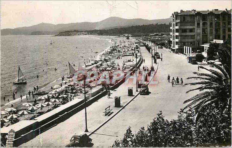 Postcard Modern Lavandou Var Boulevard de la Plage