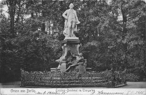 BR41701 Lessing Denkmal im Tiergarten Berlin     Germany