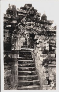 Indonesia Borobudur Buddhist Temple Magelang Central Java Vintage RPPC C150