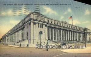 The general Post office building at Eight Avenue New York City USA Post Offic...